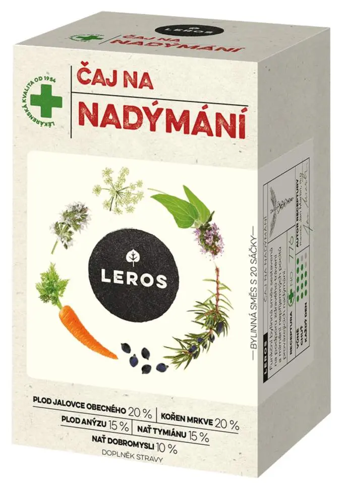Nobilis Tilia Leros Čaj na nadýmání 20 x 1,5 g