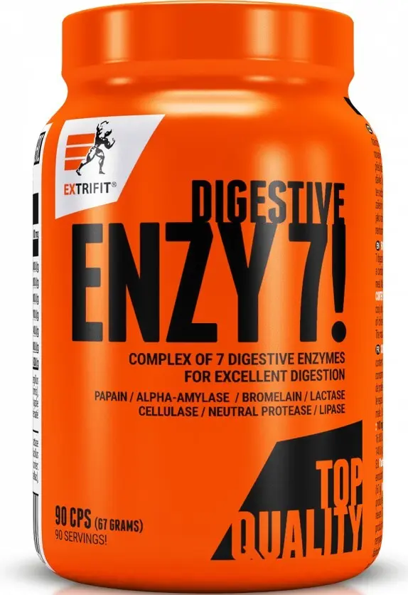 Extrifit Enzy 7! Digestive Enzymes 90 kapslí
