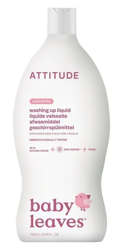 Prostředek na mytí nádobí pro děti ATTITUDE bez vůně 700 ml