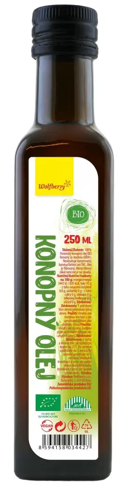 WOLFBERRY Konopný olej BIO 250 ml