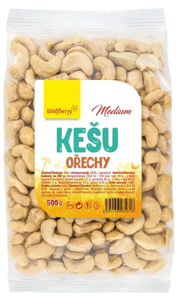 Kešu celé Medium 500g Wolfberry