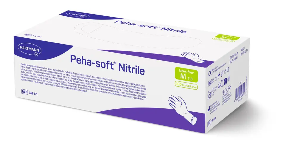 HARTMANN PAUL AG vyš.Peha-Soft NITRILE b.pudru nes.S 100ks