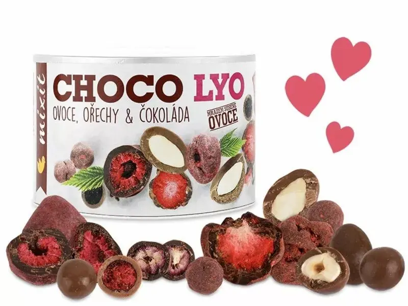 Mixit Choco Lyo Ovoce a ořechy v čokoládě 180g