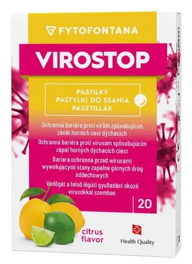 Fytofontana VIROSTOP pastilky citrus 20ks