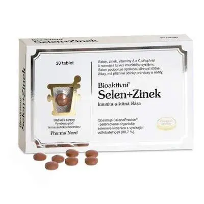 Pharma Nord Bioaktivní Selen+Zinek tbl.30