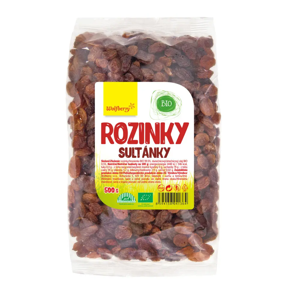 Rozinky BIO 500g Wolfberry