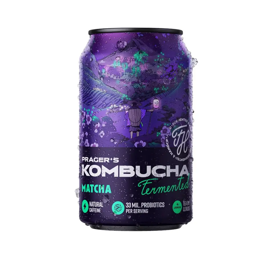 PRAGER'S Kombucha Matcha 330 ml
