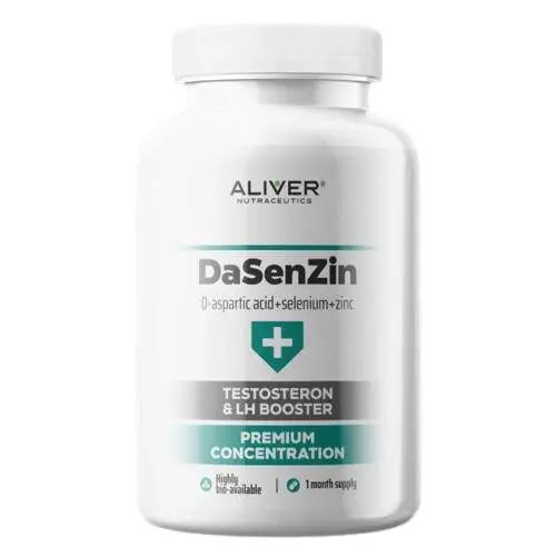 ALIVER Kyselina D-asparagová+selen+zinek cps.120