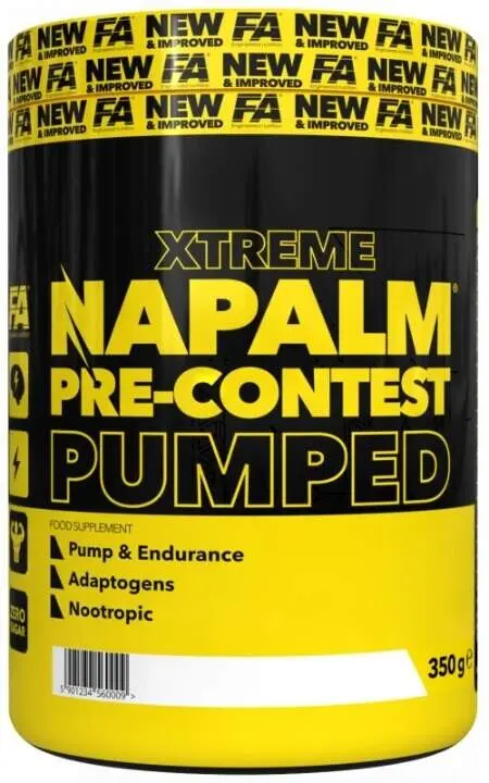 Fitness Authority Napalm Pre-Contest Pumped 350 g red fruit punch