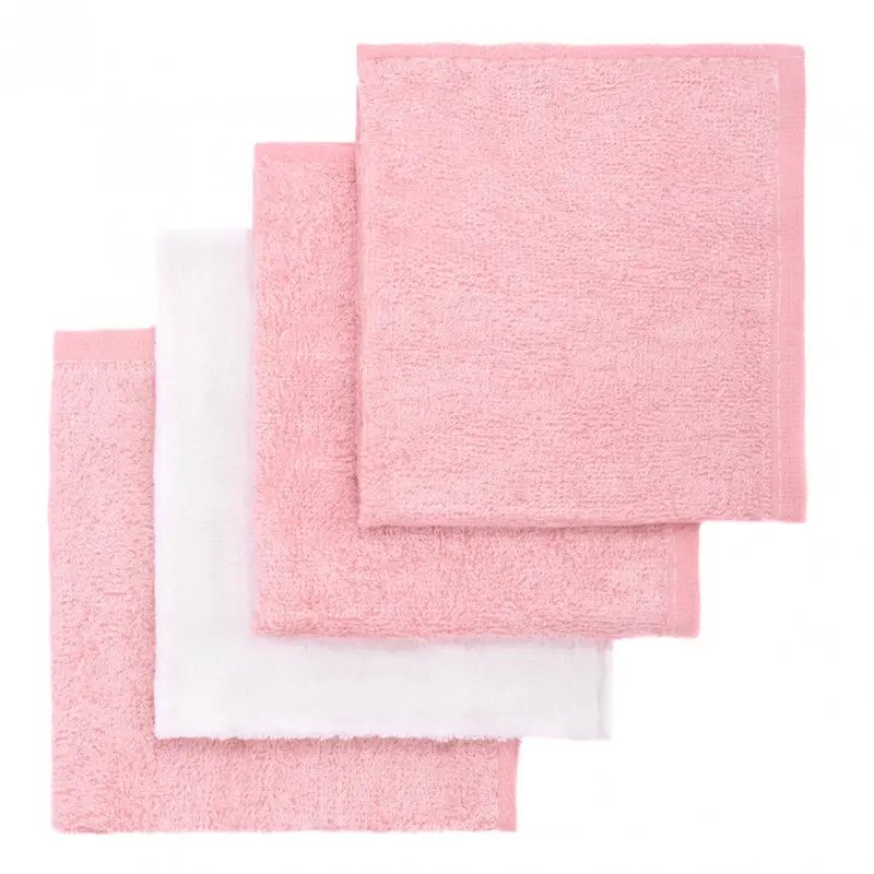 T-TOMI Bambusové žínky 25x25cm 4ks Pink
