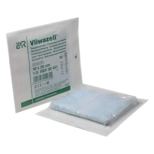 VLIWAZELL - STERILNÍ KOMPRESE, 10 CM X 20 CM KOMBINOVANÁ SAVÁ