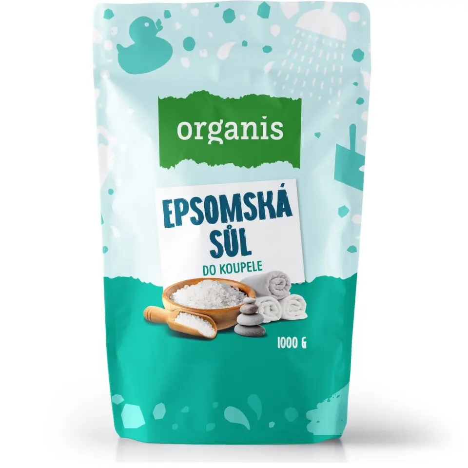 Organis Epsomská sůl do koupele 1000g