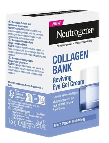 Neutrogena Collagen Bank oční gel-krém 15 g