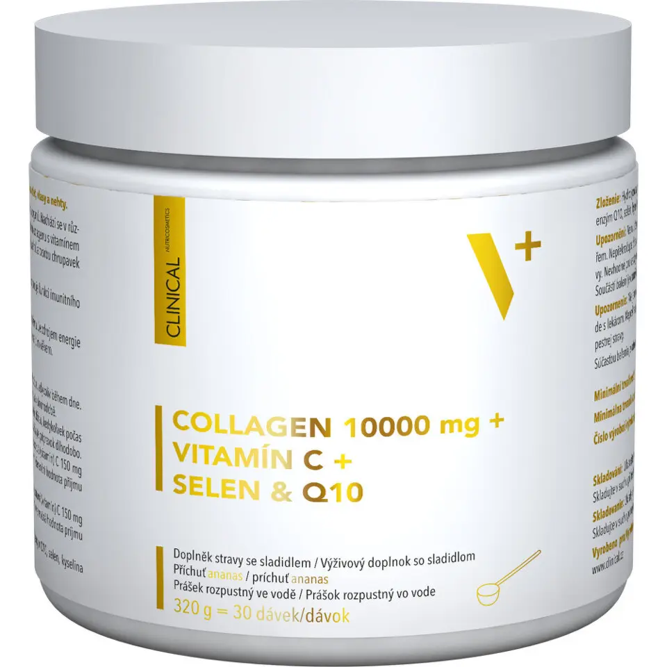 Clinical Collagen+vit.C+selen&Q10 ananas 320g