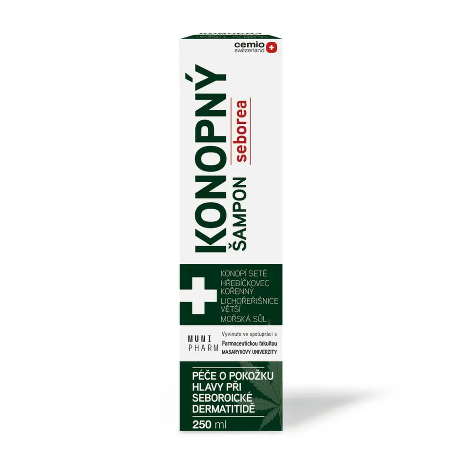 Cemio konopný šampon Seborea 250 ml