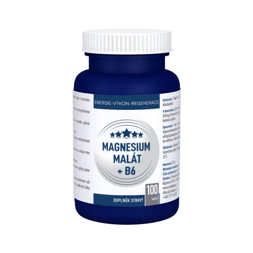 Magnesium malát + B6 cps.100