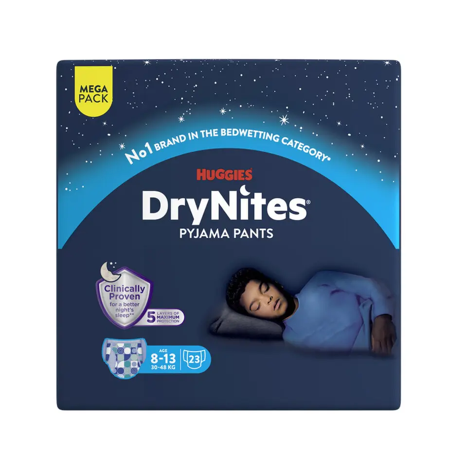 DryNites natah.kalh.chl.MEGA 8-13let/30-48kg/23ks