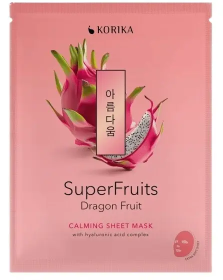 KORIKA SuperFruits Calm.Sheet Mask Drag.Fruit 25g