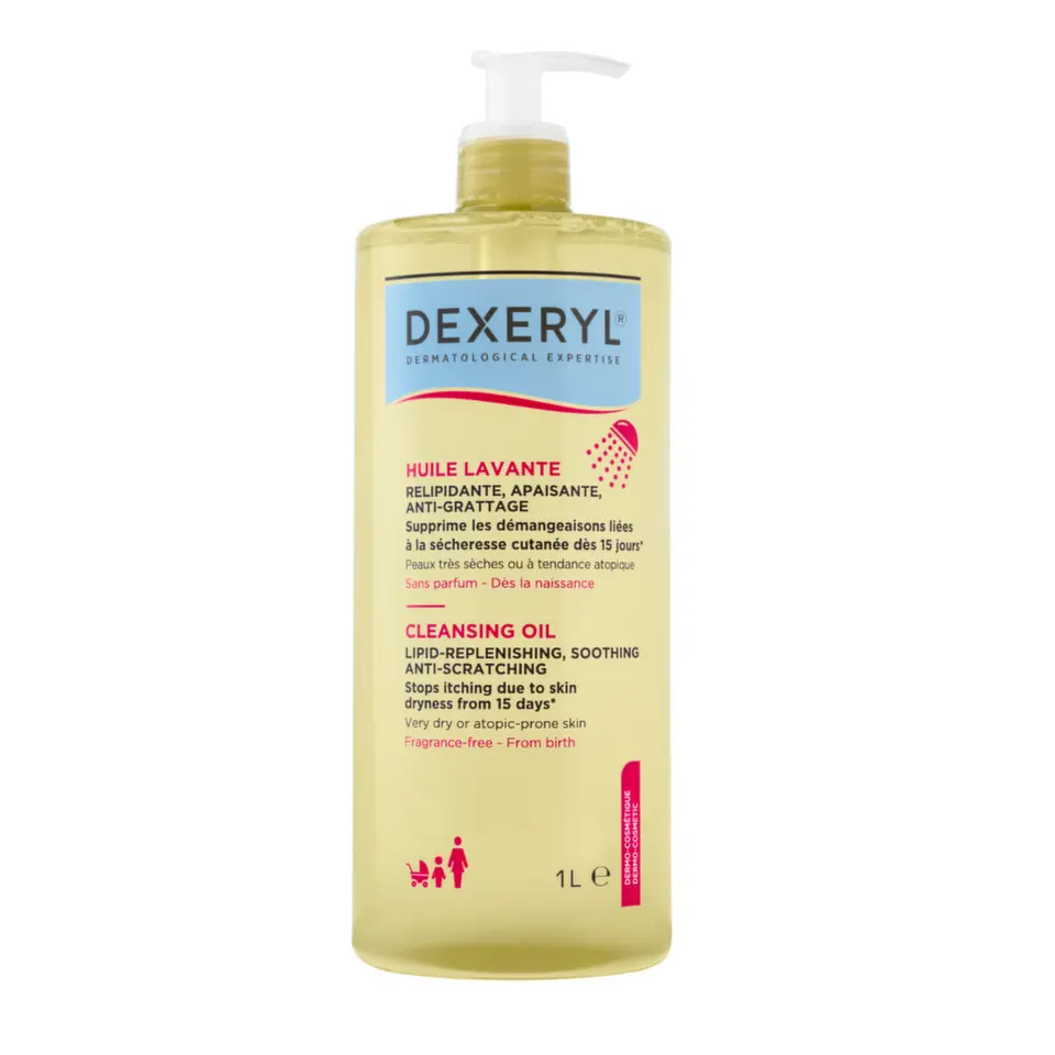 DEXERYL Mycí olej relipidační zklidňující a proti škrábání 1000ml