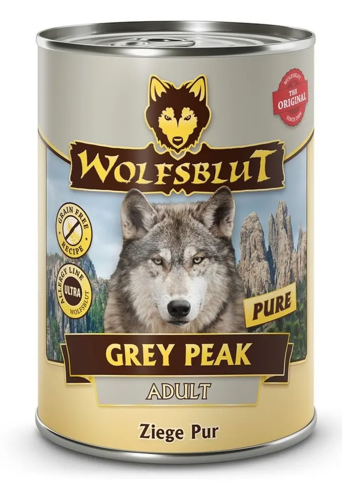 Wolfsblut Dog Adult Grey Peak Pure konz. 395g