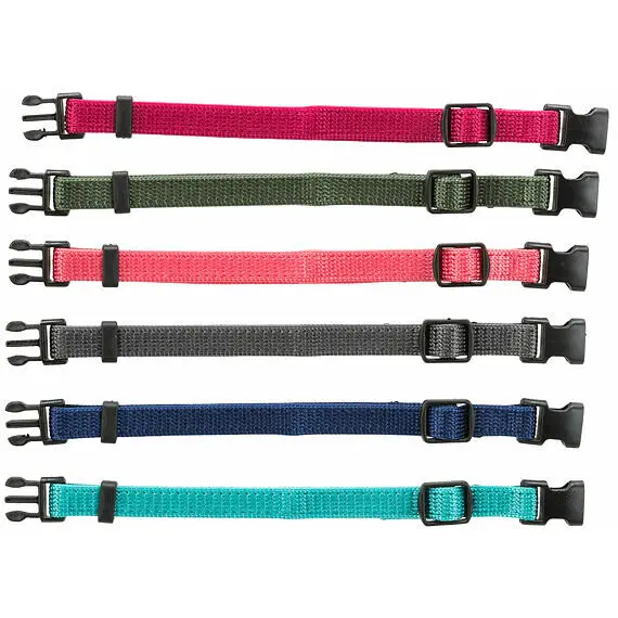 Obojek nylon pro štěňata rozez.M-L 22-35cm/10mm 6ks TR