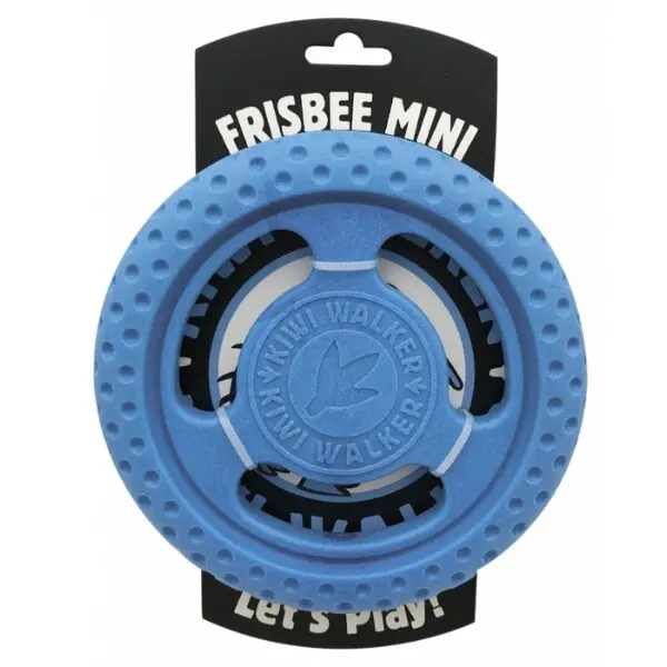 Hračka pes FRISBEE MINI plov. z TPR modrá Kiwi