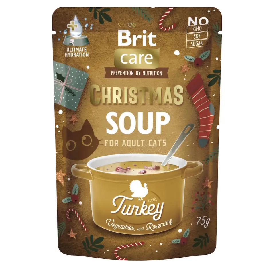 Brit Care Christmas Soup with Turkey, Vegetables and Rosemary - 75g