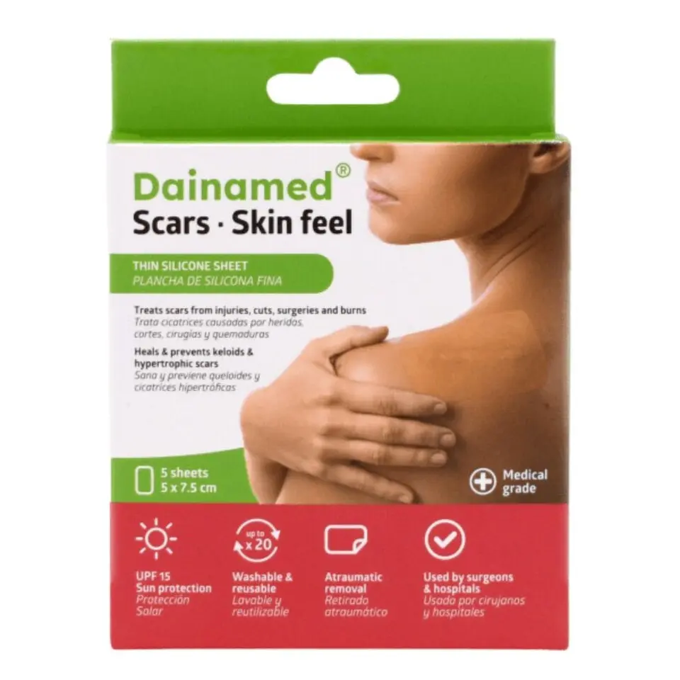 Dainamed Scars Skin feel 5x7,5cm 5ks Tenká náplast na jizvy F-02565-01CDA
