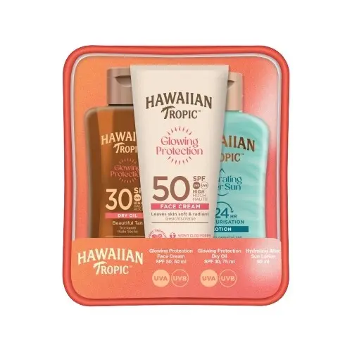 Hawaiian Tropic Glowing Protec.Mini Trio SPF30+50