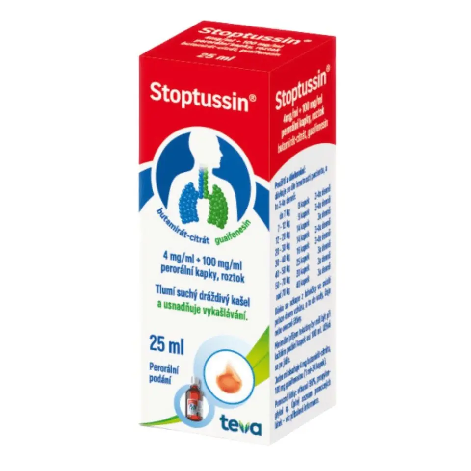STOPTUSSIN 4MG/ML+100MG/ML POR GTT SOL 1X25ML
