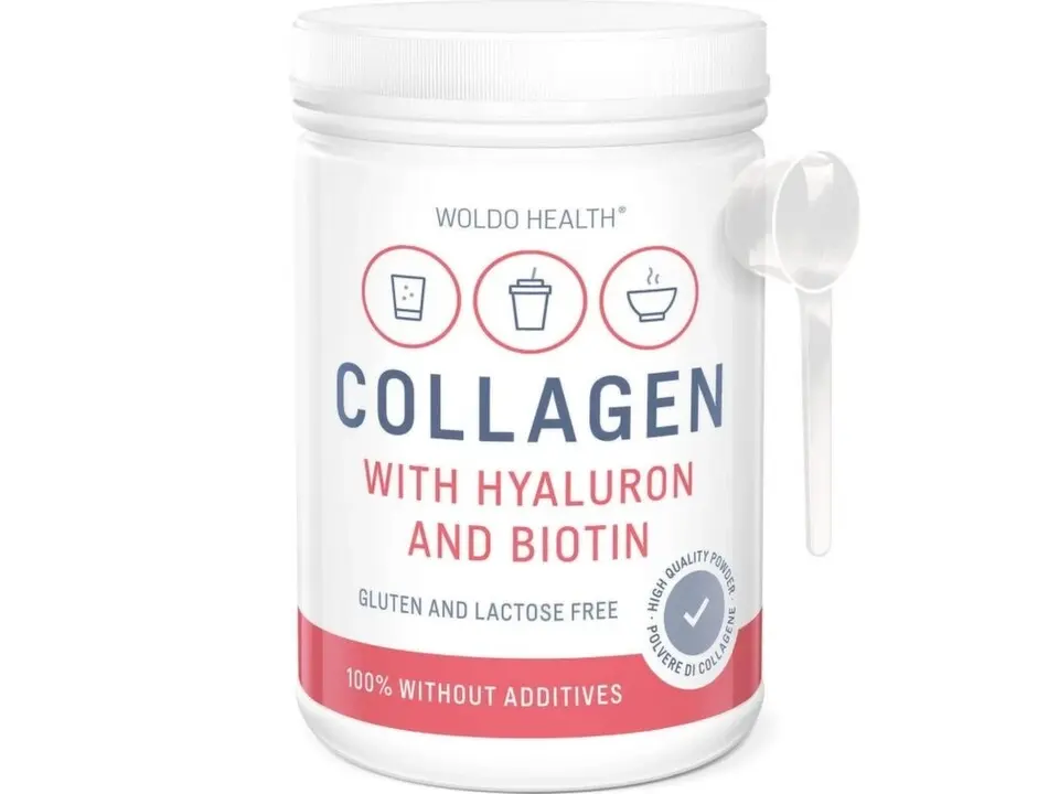 WoldoHealth Kolagen s kyselinou hyaluronovou 500g