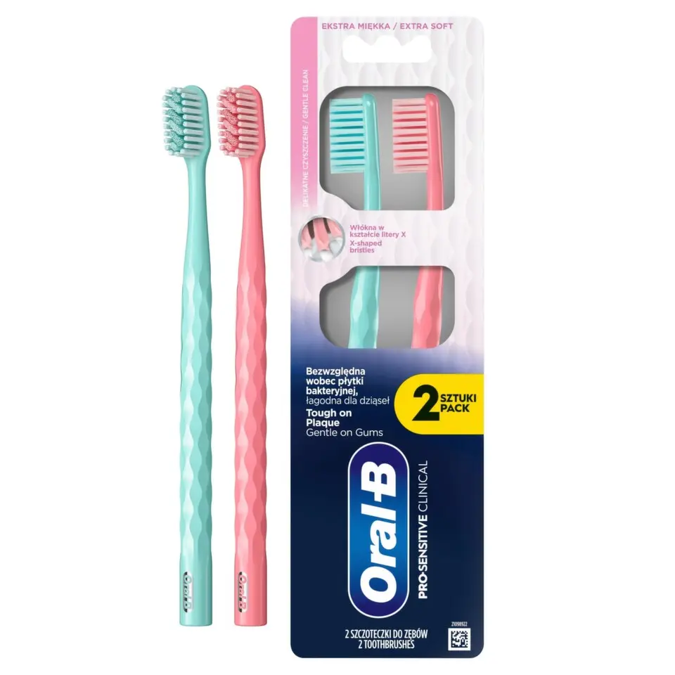 Oral-B Pro Sensit.-Clinic.zub.kart.Extra Soft 2ks