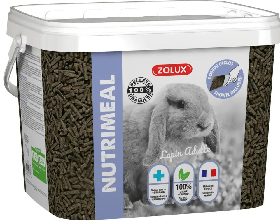 Krmivo pro králíky Adult NUTRIMEAL 7kg kyblík Zolux