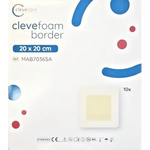 Clevecare Clevefoam Border pěn.krytí 20x20cm 10ks