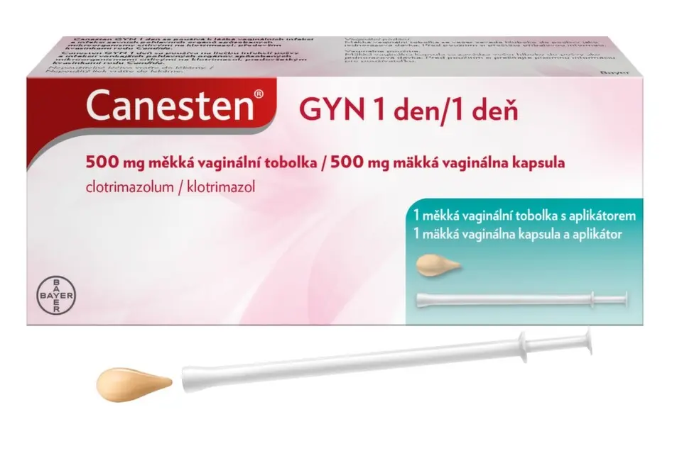 CANESTEN GYN 1 den 500 mg měkká vaginální tobolka