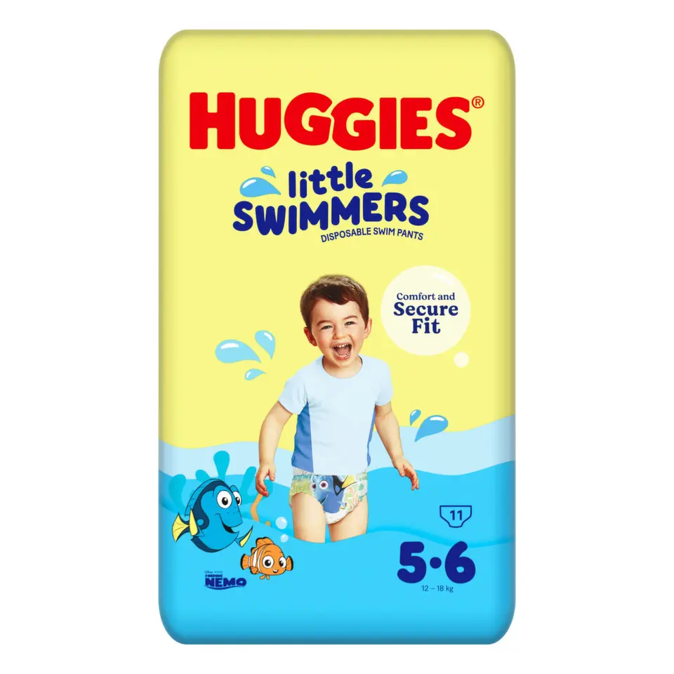 Huggies Little Swimmers natahovací plenky na plavání 5-6 12-18 kg 11 ks