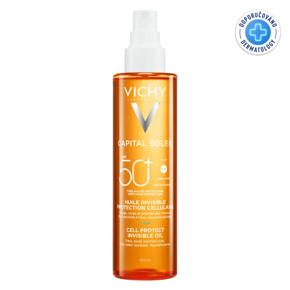 VICHY CAPITAL SOLEIL Neviditelný olej SPF50+ 200ml