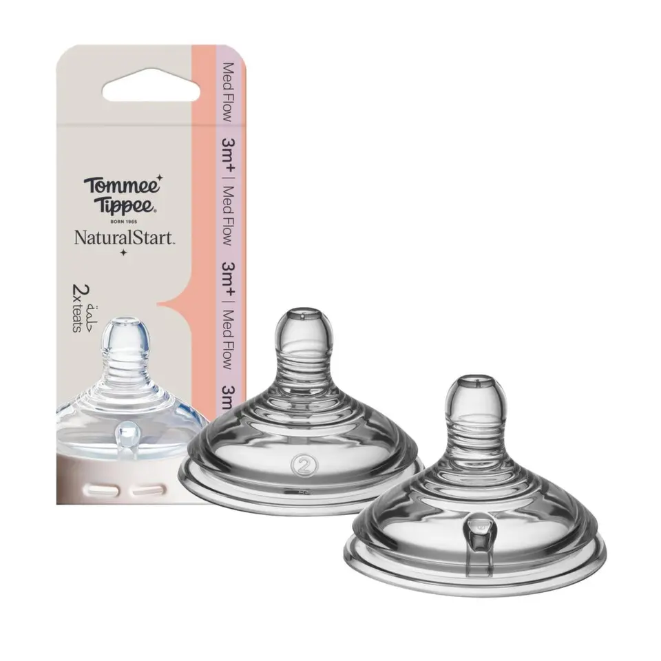 TOMMEE TIPPEE Natural start savička anti-colic 3m+ 2 kusy