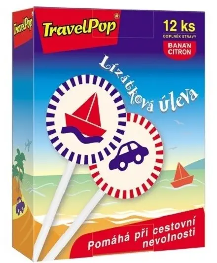 TravelPop® lízátka při cestovní nevolnosti 12 ks