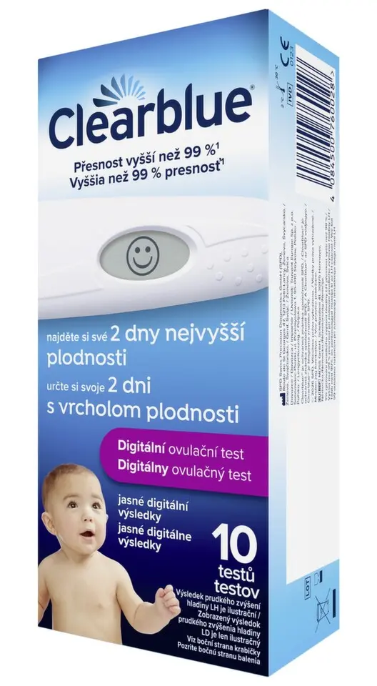 Clearblue digitální ovulační test 10ks