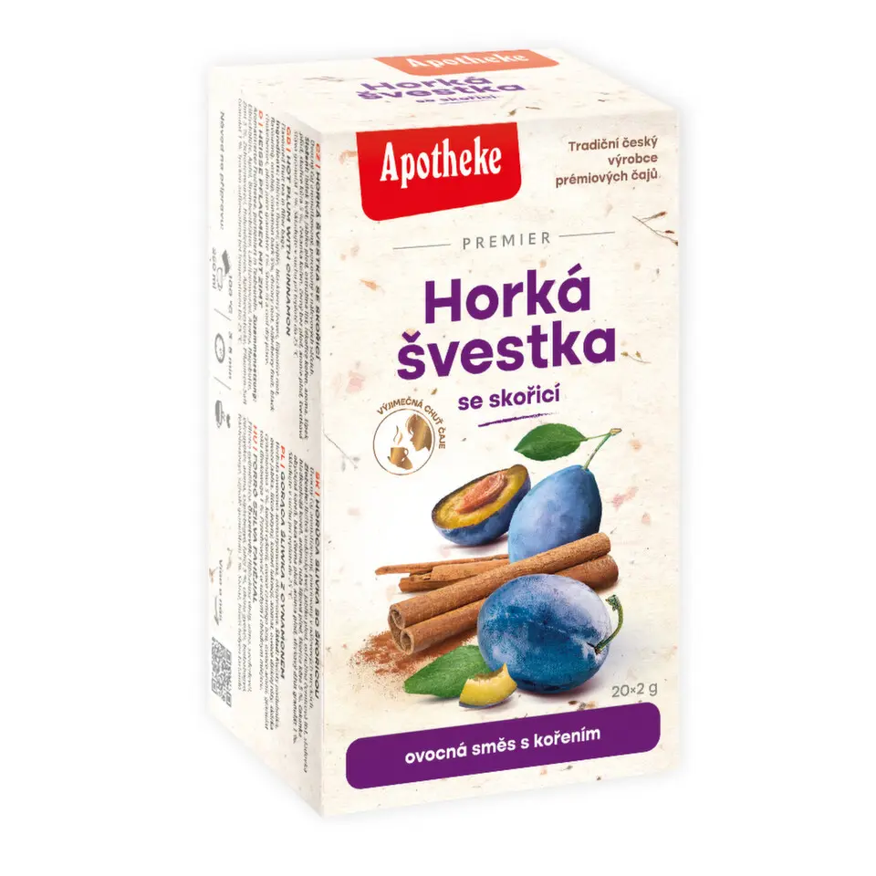 Apotheke Ovocný čaj Horká švestka se skořicí