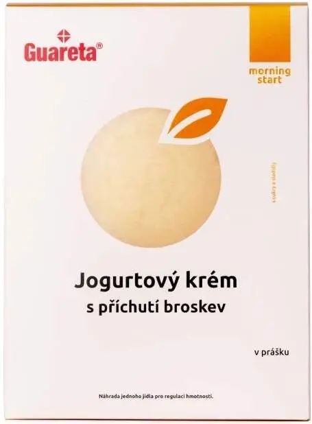 Guareta jogurtový krém v prášku broskev 3 x 54 g