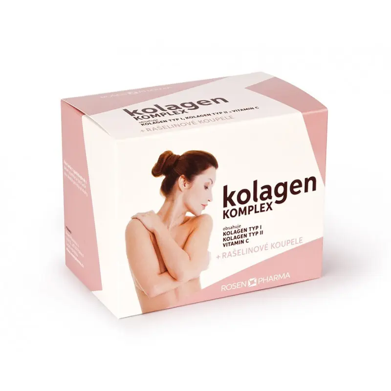 Rosen Kolagen Komplex tbl.120+rašel.koupele 2x50ml