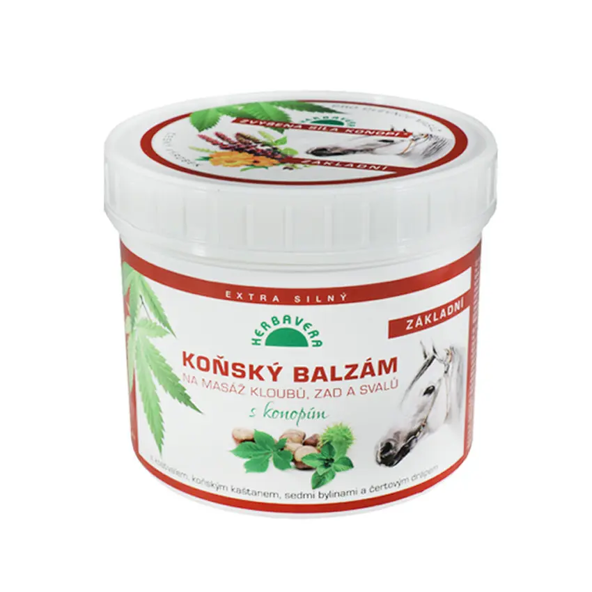 Herbavera Koňský balzám s konopím, 500 ml