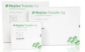 Mepilex Transfer Ag Krytí 7,5 x 8,5 cm 10 ks