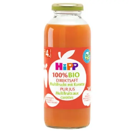 HiPP 100% Ovocná šťáva s mrkví BIO 5m 330ml