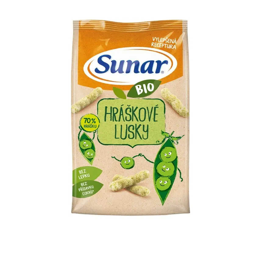 Sunárek Bio hráškové lusky 50 g