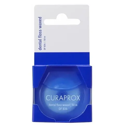 Curaprox DF 834  voskovaná dentální nit, 50m