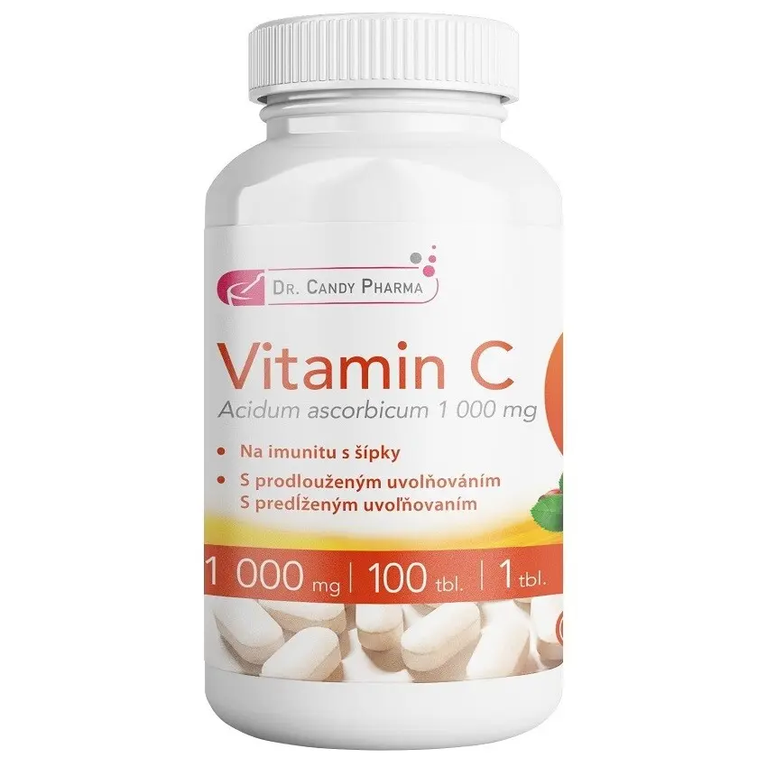 Dr.Candy Pharma Vitamin C Akut tbl.100x1000mg