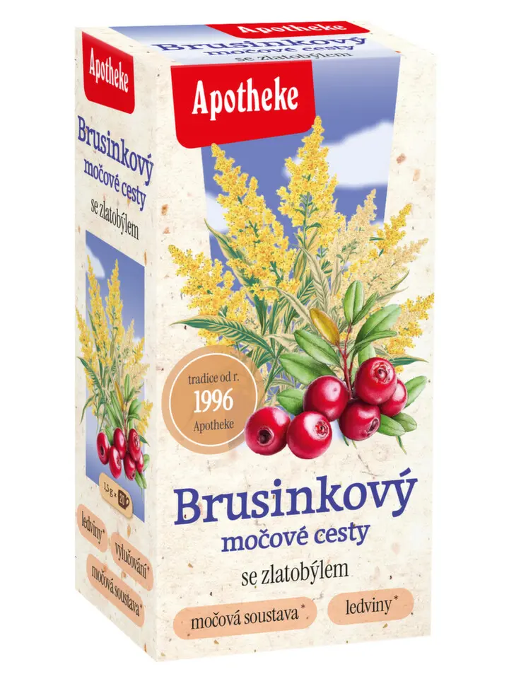 Apotheke Brusinkový močové cesty čaj 20x1.5g